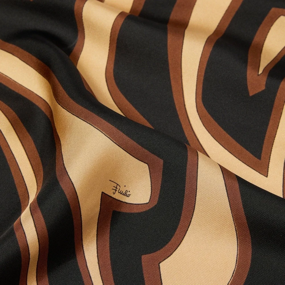 New PUCCI Labirinto silk twill scarf